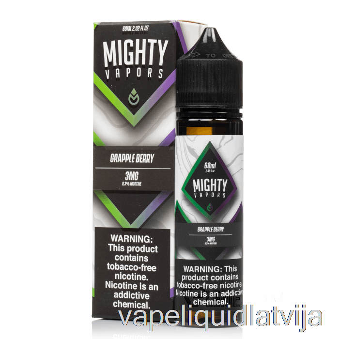 Grapplebery - Spēcīgi Tvaiki - 60ml 0mg Vape šķidrums